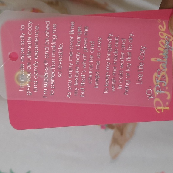 NWT P.J.SALVAGE IVORY DOG/FLOWERS PRINT PAJAMA TOP SZ 2X - Picture 5 of 15